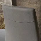 Moderne stoffen eetkamerstoel gemaakt in Italië, Porzia Viadurini