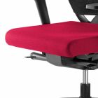 Draaibare ergonomische design bureaustoel met armleuningen en wielen - Meliva Viadurini