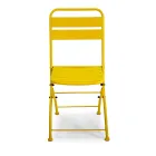 Opvouwbare tuinstoel volledig van metaal - Lint Viadurini