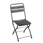 Opvouwbare tuinstoel volledig van metaal - Lint Viadurini