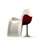 Designstoel in Adamantx® Helled Made in Italië Viadurini