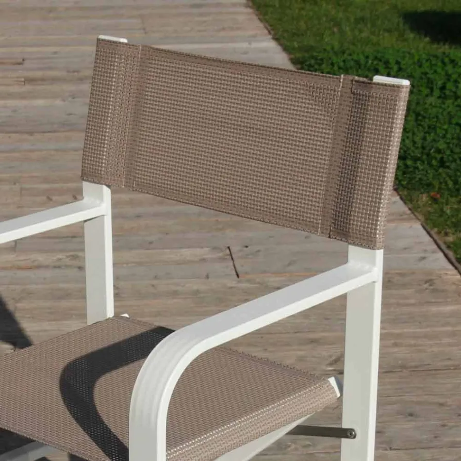 Opklapbare regisseursstoel gemaakt in Italië, 2 stuks - Susy Viadurini