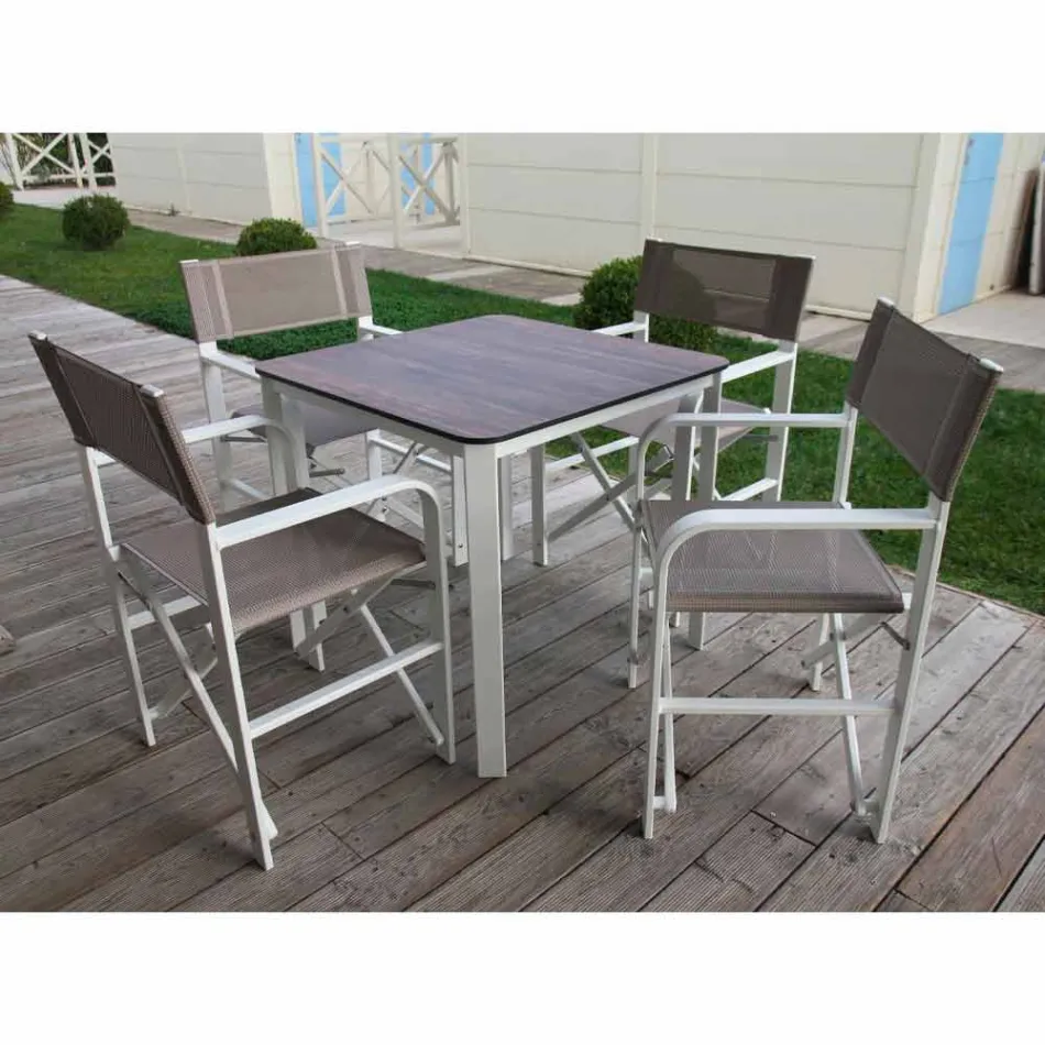 Opklapbare regisseursstoel gemaakt in Italië, 2 stuks - Susy Viadurini