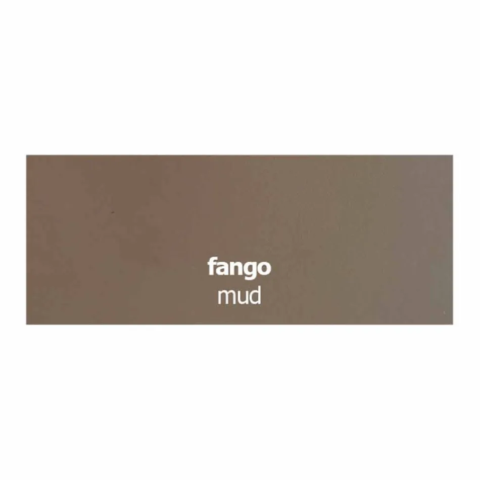 Lederen gestoffeerde stoel met metalen structuur gemaakt in Italië, 2 stuks - zink Viadurini