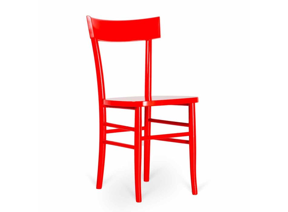 bedekt stoel moderne designer Stella beukenhout, 4 stukken Viadurini