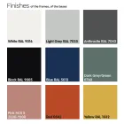 Eetkamerstoel in hout en metaal Made in Italy 2 stuks - Saffia Viadurini