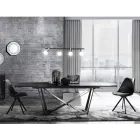 Eetkamerstoel in synthetisch leer en polypropyleen 4 stuks - Shakira Viadurini