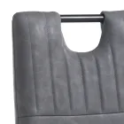 Eetkamerstoel in verouderd synthetisch leer 4 stuks - Cassandra Viadurini