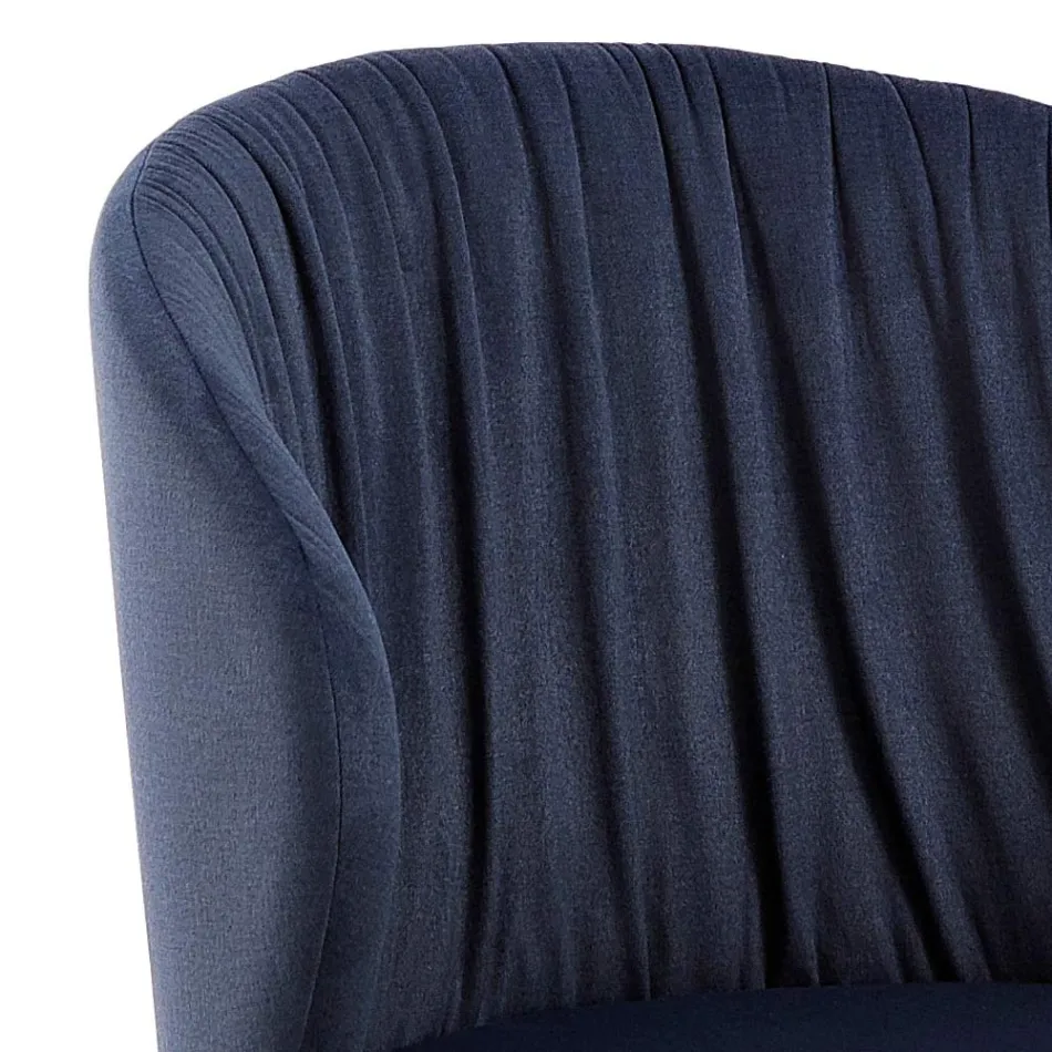 Eetkamerstoel in elegante moderne designstof - Reginaldo Viadurini