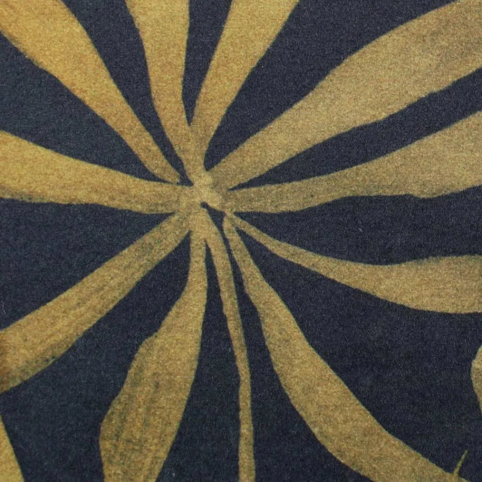 Eetkamerstoel van stof en staal, gemaakt in Italië, 4 stuks - Bardella Viadurini