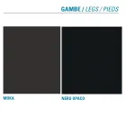 Eetkamerstoel zittend in microvezel Made in Italy, 2 stuks - Camelia Viadurini