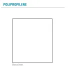 Woonkamerstoel in hout en polypropyleen Made in Italy, 4 stuks - Marbella Viadurini