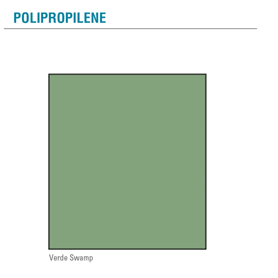 Woonkamerstoel in hout en polypropyleen Made in Italy, 4 stuks - Marbella Viadurini