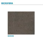 Metalen woonkamerstoel en zitting van microvezel Made in Italy, 2 stuks - Fabiola Viadurini