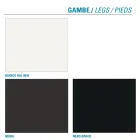 Metalen woonkamerstoel en zitting van microvezel Made in Italy, 2 stuks - Fabiola Viadurini