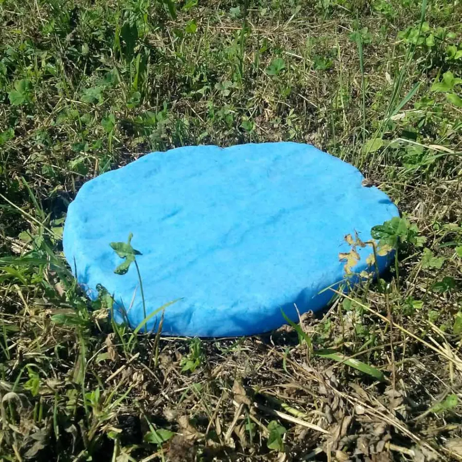 Tuintrap in de vorm van steen Fluo Made in Italy 4 stuks - steen Viadurini