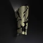 Selene Bloom applicatie glas handgemaakt in Italië 12x11 H28cm Viadurini