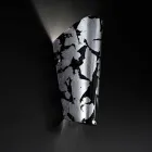 Selene Bloom applicatie glas handgemaakt in Italië 12x11 H28cm Viadurini