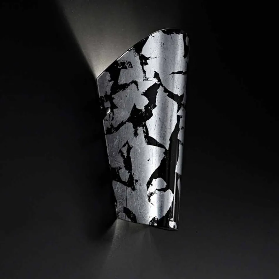 Selene Bloom applicatie glas handgemaakt in Italië 12x11 H28cm Viadurini