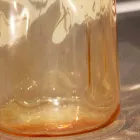 Selene Bossa Nova tafellamp Ø10 H 26cm amber glas geblazen Viadurini