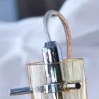 Selene Bossa Nova tafellamp Ø15 H 21cm amber glas geblazen Viadurini