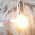 Selene Bossa Nova tafellamp Ø15 H 21cm amber glas geblazen Viadurini