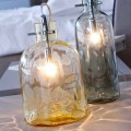 Selene Bossa Nova tafellamp Ø15 H 21cm amber glas geblazen