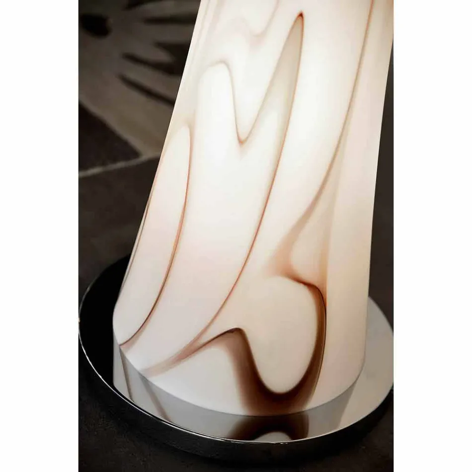 Selene Hourglass geblazen glas staande lamp H175cm Ø36 Viadurini