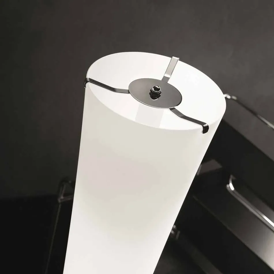 Selene Hourglass geblazen glas staande lamp H175cm Ø36 Viadurini