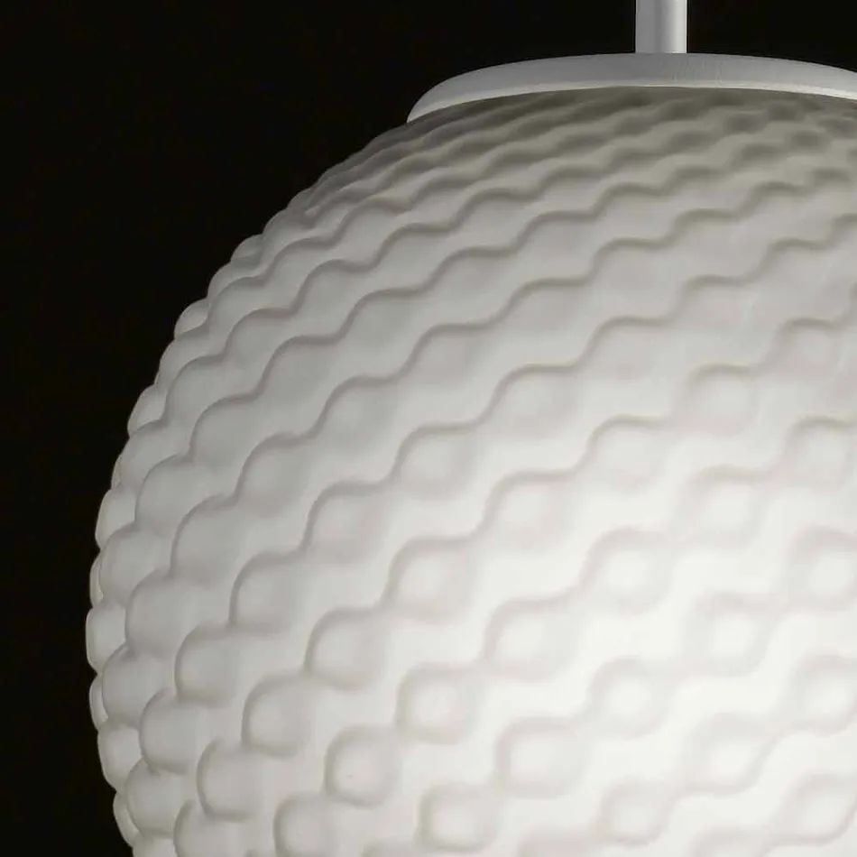 Selene Domino chandelier geblazen glazen handgemaakte Ø27 H 27 / 140cm Viadurini