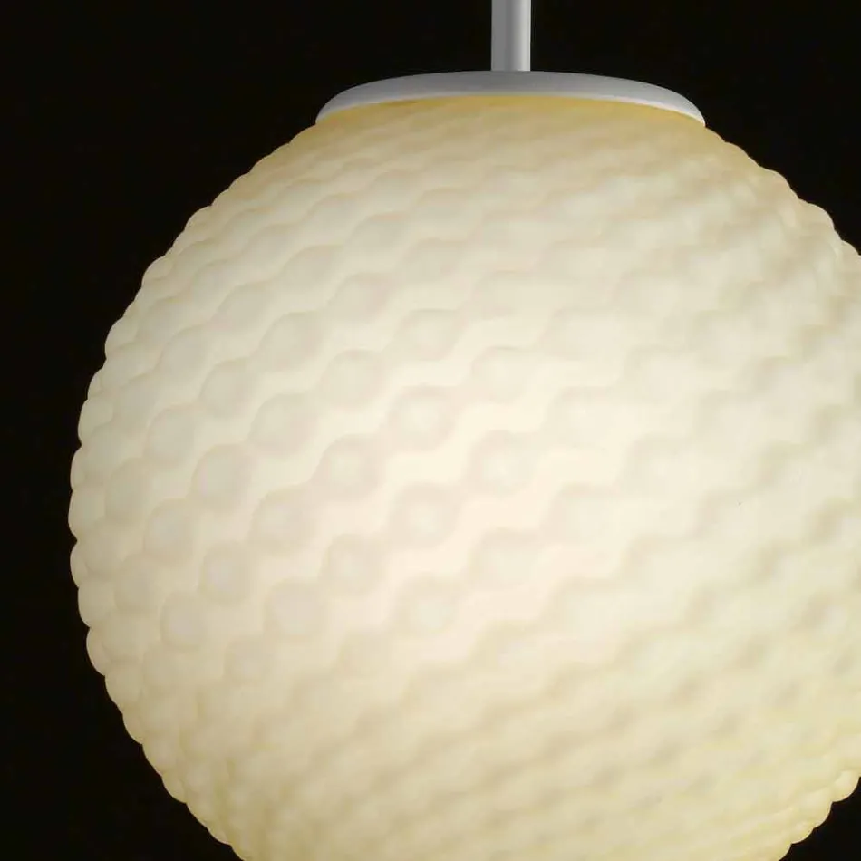 Selene Domino chandelier geblazen glazen handgemaakte Ø27 H 27 / 140cm Viadurini