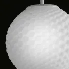 Selene Domino chandelier geblazen glazen handgemaakte Ø27 H 27 / 140cm Viadurini