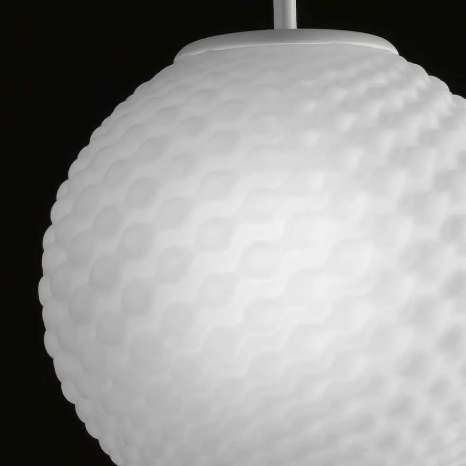 Selene Domino chandelier geblazen glazen handgemaakte Ø27 H 27 / 140cm Viadurini