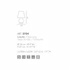 Selene altijd lumetto Ø24 H41cm, geblazen glas gemaakt in Italië Viadurini