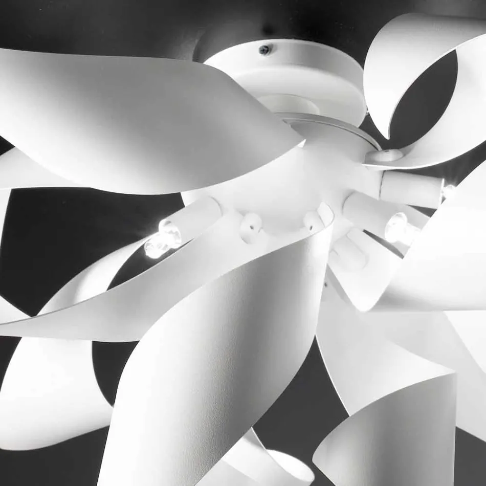 Selene Ginger metalen plafond geproduceerd in Italië Ø50 H35cm Viadurini