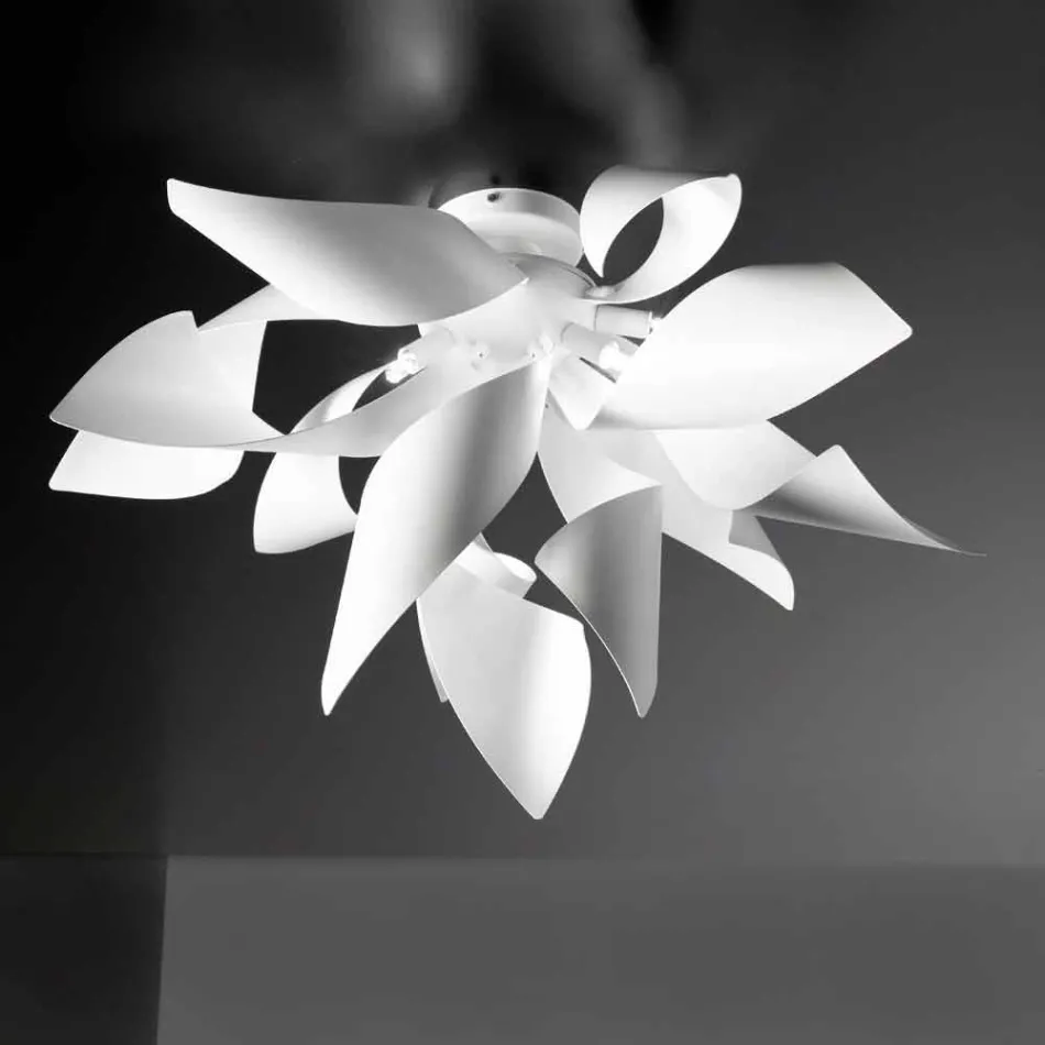 Selene Ginger metalen plafond geproduceerd in Italië Ø50 H35cm Viadurini