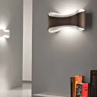 Selene Ionica wandlamp gemaakt in Italië, 40x12H20cm, staal en glas Viadurini