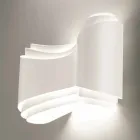 Selene Ionica wandlamp gemaakt in Italië, 40x12H20cm, staal en glas Viadurini