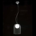 Selene Kluvì hanglamp geblazen glazen Ø19 H 27 / 150cm
