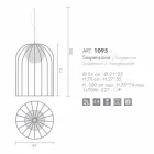 Selene Kluvì hanglamp geblazen glazen Ø54 H 70 / 200cm Viadurini