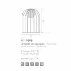 Selene Kluvì van ontwerp tafellamp geblazen glazen Ø54 H 70cm Viadurini