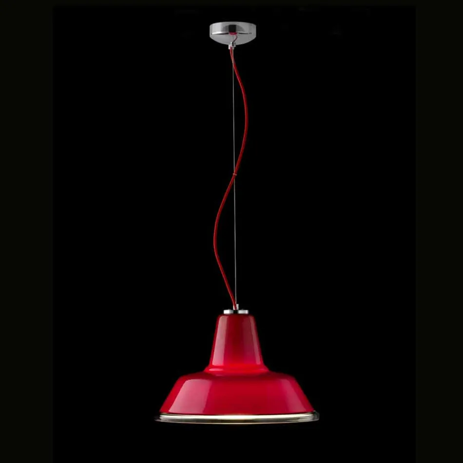 Selene Lampara hanglamp geblazen Ø37 ​​H 24/140 cm glazen Viadurini