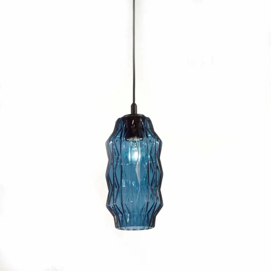 Selene Origami hanglamp geblazen glazen Ø16 H 30 / 140cm Viadurini