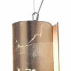 Selene papyrus moderne kristallen hanglamp Ø15 H 125cm Viadurini