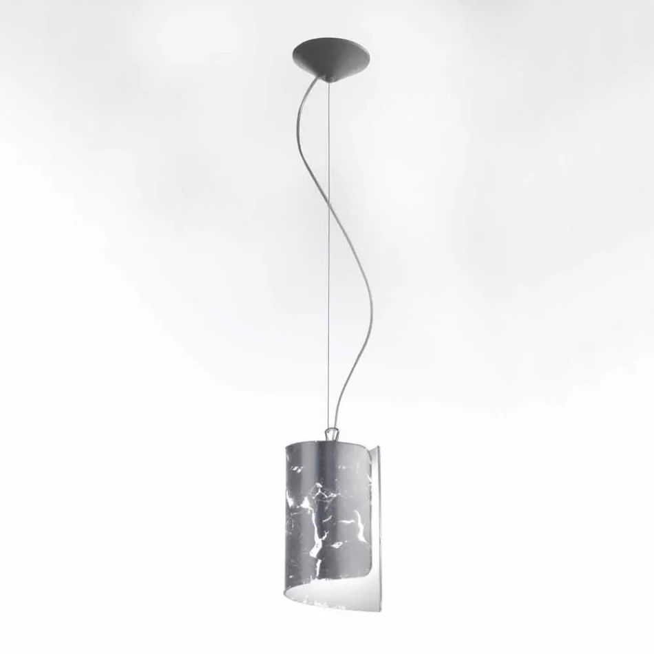 Selene papyrus moderne kristallen hanglamp Ø15 H 125cm Viadurini