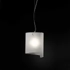 Selene papyrus moderne kristallen hanglamp Ø26 H 125cm Viadurini