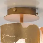 Selene Papiro plafondlamp kristal Ø15 H30cm, made in Italy Viadurini