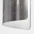 Selene Papiro plafondlamp kristal Ø15 H30cm, made in Italy Viadurini