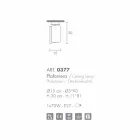 Selene Papiro plafondlamp kristal Ø15 H30cm, made in Italy Viadurini