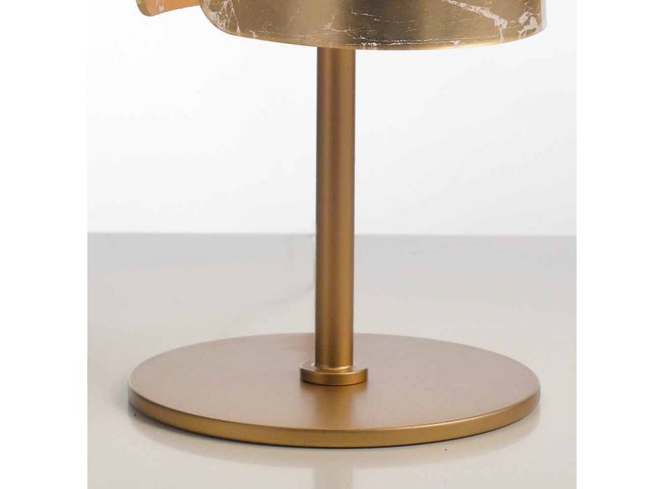 Selene Papiro design tafellamp kristal Ø15 H38cm Viadurini